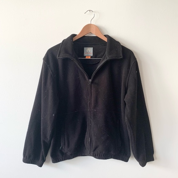 NEW Weatherproof Men's Black Zip-Up Sweater